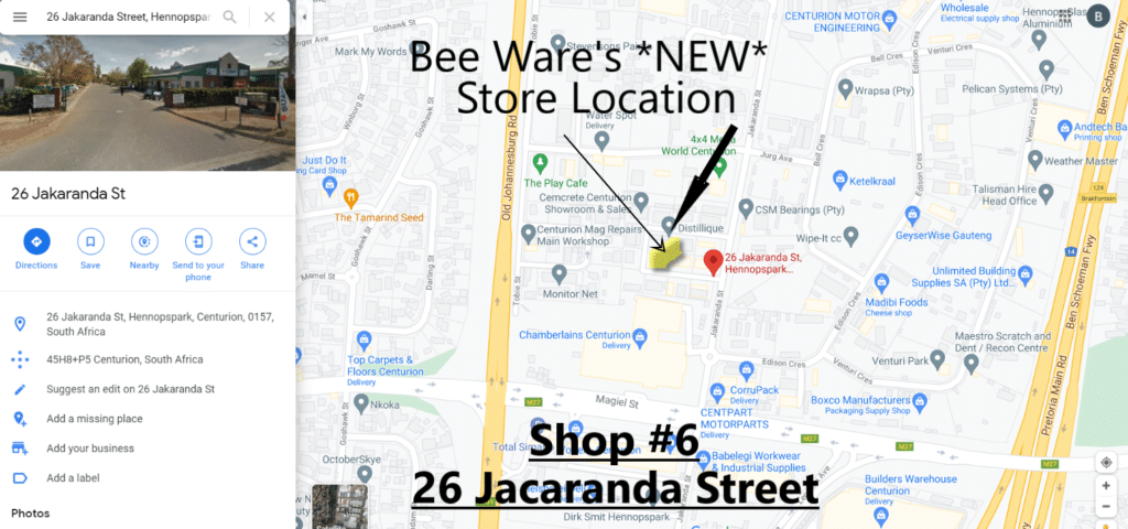 Bee Ware New Store Location